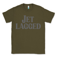 Army Green jet lagged cute world traveler & funny vacation pullover hoodie Classic Tee - linhVisuals