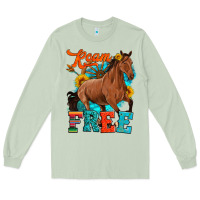 Matcha roam free galloping Long Sleeve Tee - Artiststas