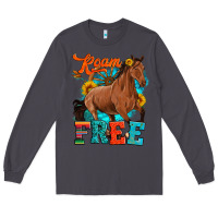 Smoke roam free galloping Long Sleeve Tee - Artiststas