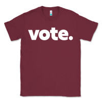 Burgundy vote   election voting political long sleeve t shirt Classic Tee - linhVisuals