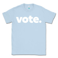 Dusty Blue vote   election voting political long sleeve t shirt Classic Tee - linhVisuals