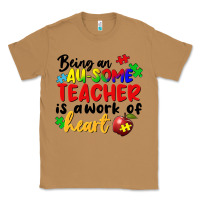 Toasted Coconut being an au some teacher is a work of the heart Classic Tee - FaDigitalArtStudio