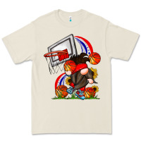 Bone Basketball Gnome Premium Tee - CowhideDigitalArt