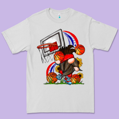 Basketball Gnome Premium Tee Designed By Cowhidedigitalart