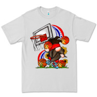 Dove Grey Basketball Gnome Premium Tee - CowhideDigitalArt