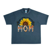 Midnight Navy mom sunflower Urban Heavy Tee - RacoonDesign