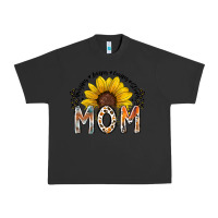 Pigment Black mom sunflower Urban Heavy Tee - RacoonDesign