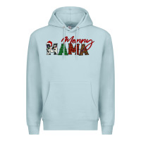 Blue Mist merry mama Premium Hoodie - BarkalooDesign