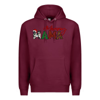 Burgundy merry mama Premium Hoodie - BarkalooDesign
