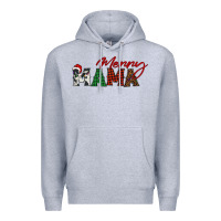 Heather Grey merry mama Premium Hoodie - BarkalooDesign