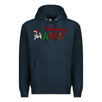 Navy merry mama Premium Hoodie - BarkalooDesign
