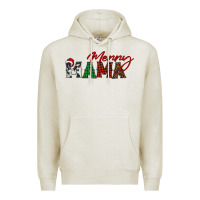 Oatmeal Heather merry mama Premium Hoodie - BarkalooDesign