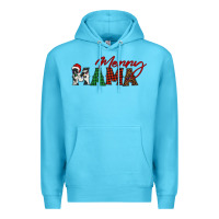 Ocean Blue merry mama Premium Hoodie - BarkalooDesign