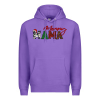 Purple merry mama Premium Hoodie - BarkalooDesign