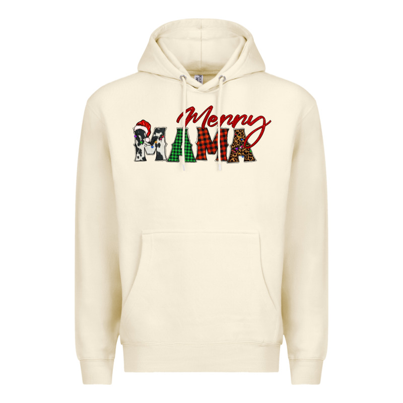 Merry Mama Premium Hoodie by BarkalooDesign | Teevron