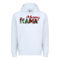 White merry mama Premium Hoodie - BarkalooDesign