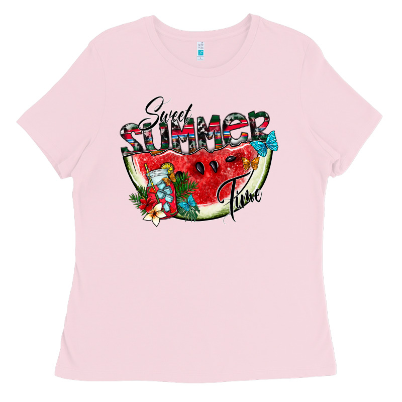 Sweet Summer Time Ladies Tee by SublimationCraftShop | Teevron