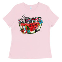 Bubblegum Pink sweet summer time Ladies Tee - SublimationCraftShop