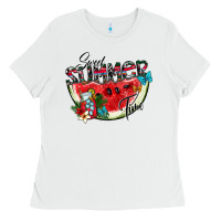 White sweet summer time Ladies Tee - SublimationCraftShop