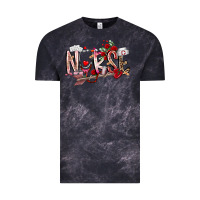 Cloud Black nurse valentines day Vintage Tee - RacoonDesign
