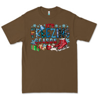 Cacao It's Freezing Season Premium Tee - CowhideDigitalArt