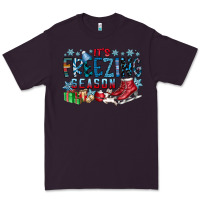 Plum It's Freezing Season Premium Tee - CowhideDigitalArt