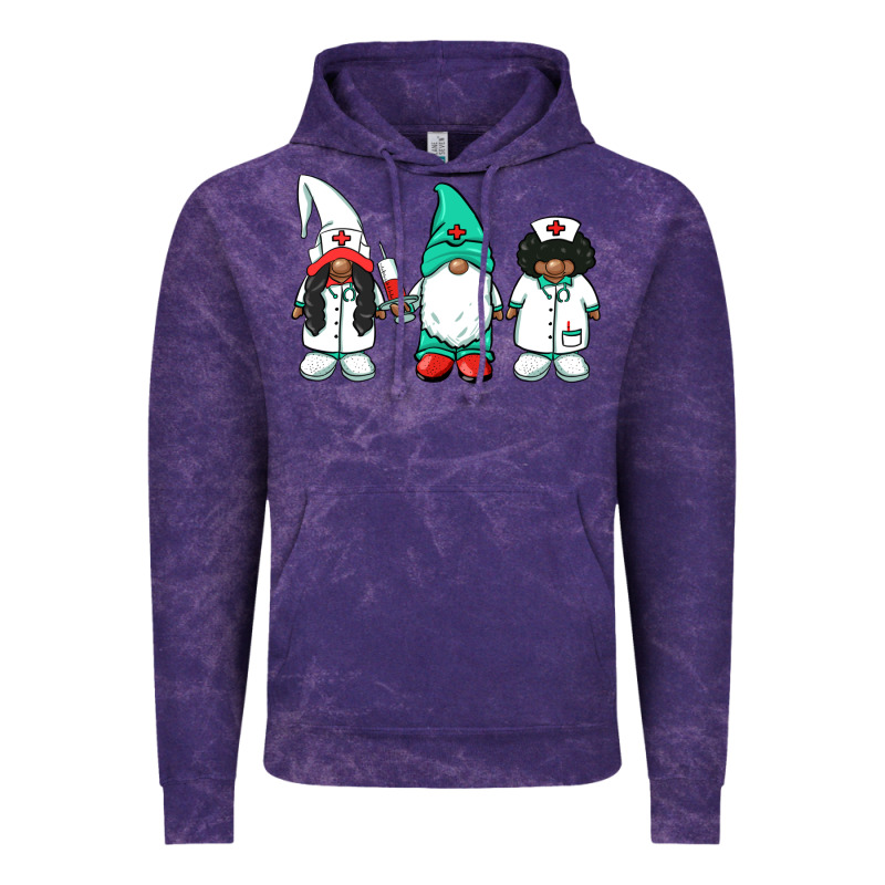 African American Nurse Gnomies Medical Gnomies Vintage Hoodie by BarkalooDesign | Teevron