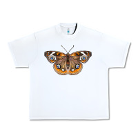 White Common Buckeye Butterfly Urban Heavy Tee - LillyAllenDesigns