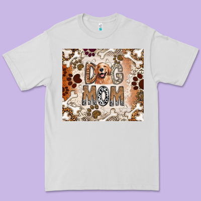 Dog Mom Premium Tee Designed By Cowhidedigitalart