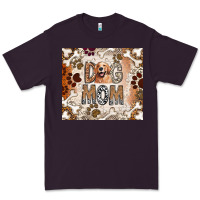 Plum Dog Mom Premium Tee - CowhideDigitalArt