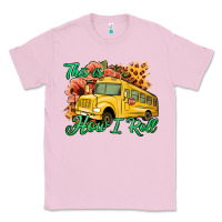 Bubblegum Pink This is How I Roll Woman Bus Driver Classic Tee - Jasminsmagicworld