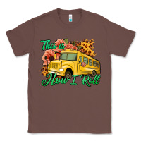 Chestnut This is How I Roll Woman Bus Driver Classic Tee - Jasminsmagicworld