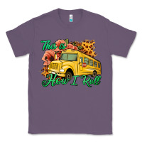 Lavender This is How I Roll Woman Bus Driver Classic Tee - Jasminsmagicworld