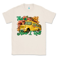 Natural This is How I Roll Woman Bus Driver Classic Tee - Jasminsmagicworld