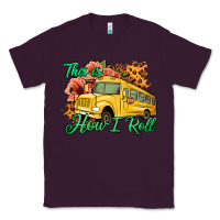 Plum This is How I Roll Woman Bus Driver Classic Tee - Jasminsmagicworld