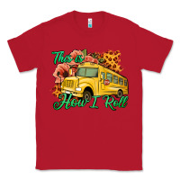Red This is How I Roll Woman Bus Driver Classic Tee - Jasminsmagicworld
