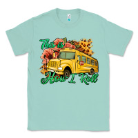 Seafoam This is How I Roll Woman Bus Driver Classic Tee - Jasminsmagicworld