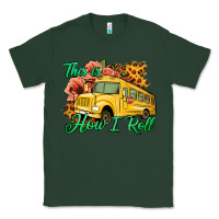 Sports Green This is How I Roll Woman Bus Driver Classic Tee - Jasminsmagicworld