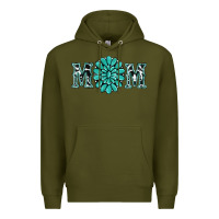 Army Green western mom Premium Hoodie - RanaPortraitStore