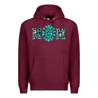 Burgundy western mom Premium Hoodie - RanaPortraitStore