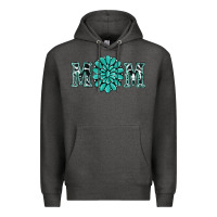 Charcoal Heather western mom Premium Hoodie - RanaPortraitStore