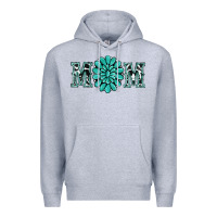 Heather Grey western mom Premium Hoodie - RanaPortraitStore