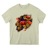 Mossy halloween pumpkin patch  2 Heavy Core Tee - BundleAndBundleShop