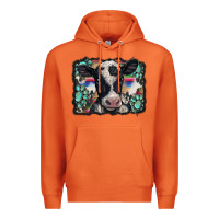 Carrot western background turquoises gemstones black and white baby cow Premium Hoodie - BarkalooDesign
