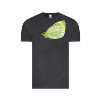 Vintage Black Cabbage White Butterfly Vintage Tee - LillyAllenDesigns