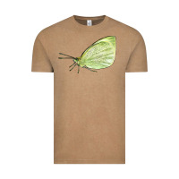 Vintage Coffee Cabbage White Butterfly Vintage Tee - LillyAllenDesigns