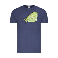 Vintage Denim Cabbage White Butterfly Vintage Tee - LillyAllenDesigns