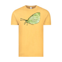 Vintage Mustard Cabbage White Butterfly Vintage Tee - LillyAllenDesigns