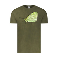 Vintage Olive Cabbage White Butterfly Vintage Tee - LillyAllenDesigns