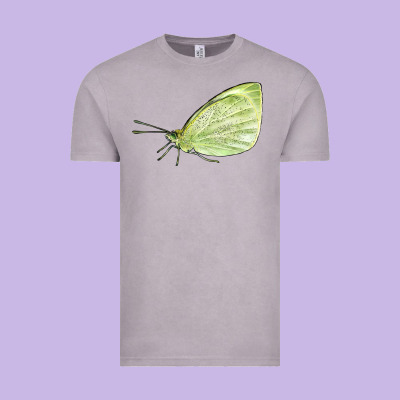 Cabbage White Butterfly Vintage Tee Designed By Lillyallendesigns